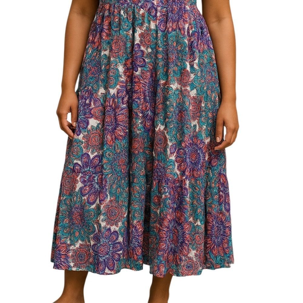 Scoop Women’s Paisley Print Maxi Skirt Size 12/14